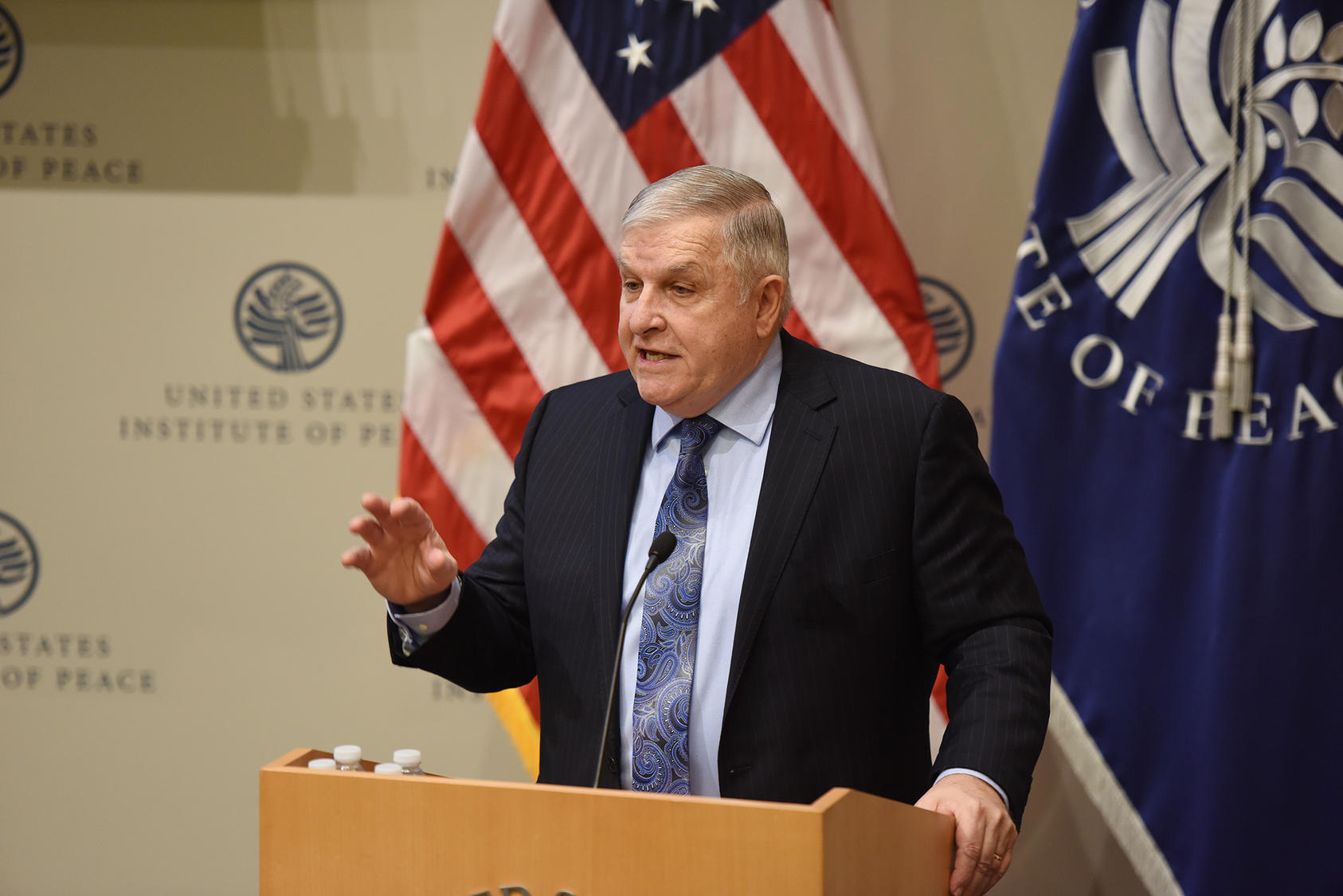 General (Ret.) Anthony Zinni at the U.S. Institute of Peace, October 24, 2018.