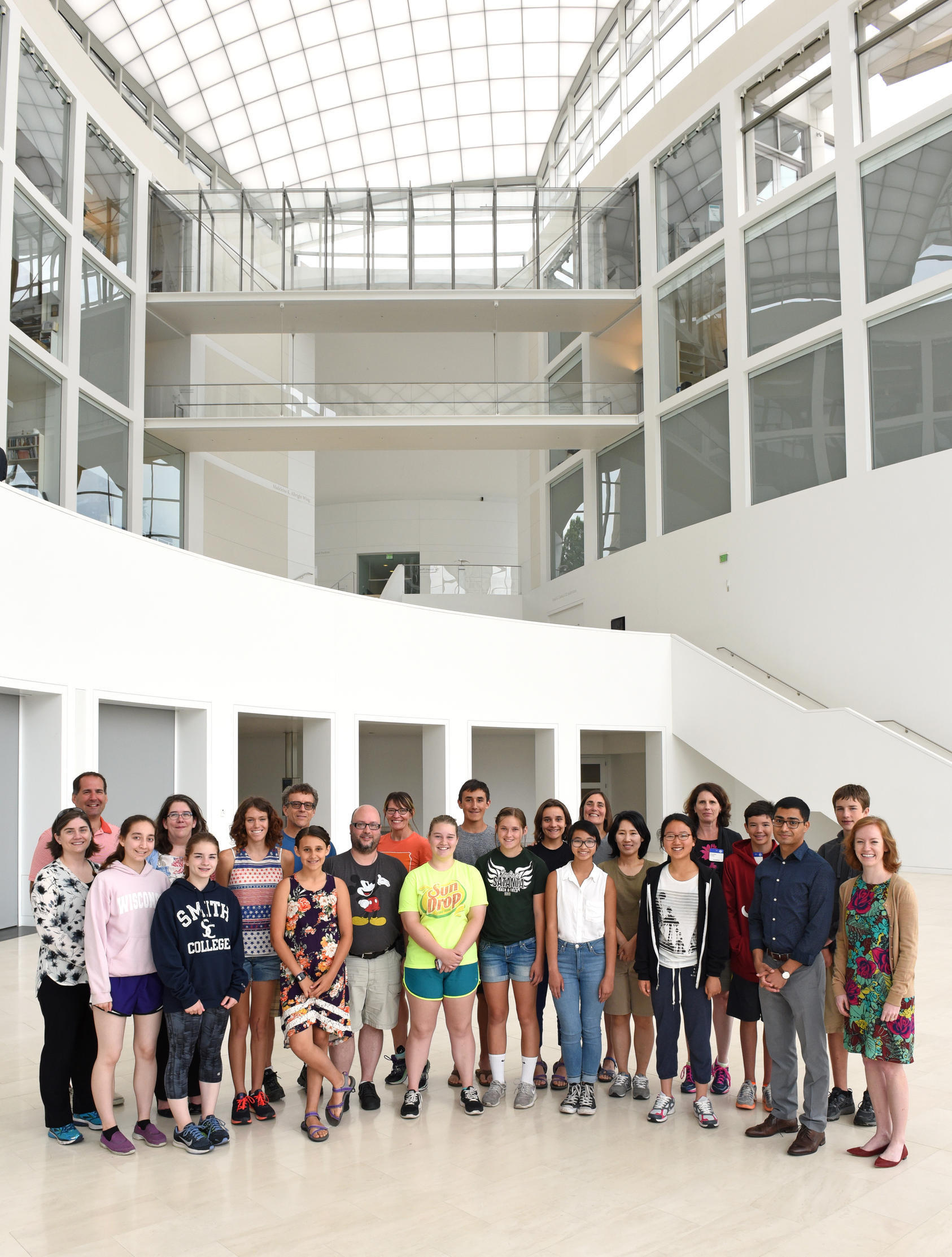NHD participants visit the U.S. Institute of Peace during award week in June, 2016.