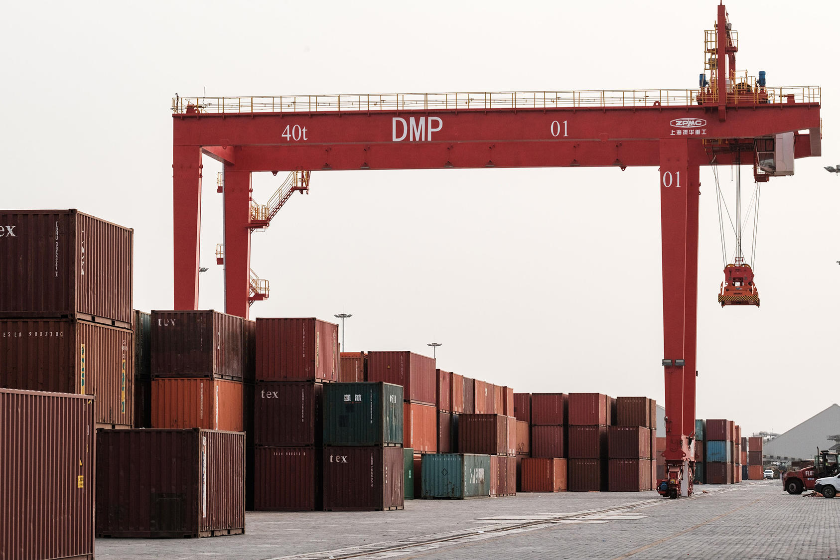 The Doraleh Multi-Purpose Port, which was financed and built in part by China Merchants Port Holdings and sits adjacent to a Chinese naval base, demonstrates the nexus of China's commercial and security interests in Djibouti. (Photo by Yasuyoshi Chiba/AFP/Getty Images)