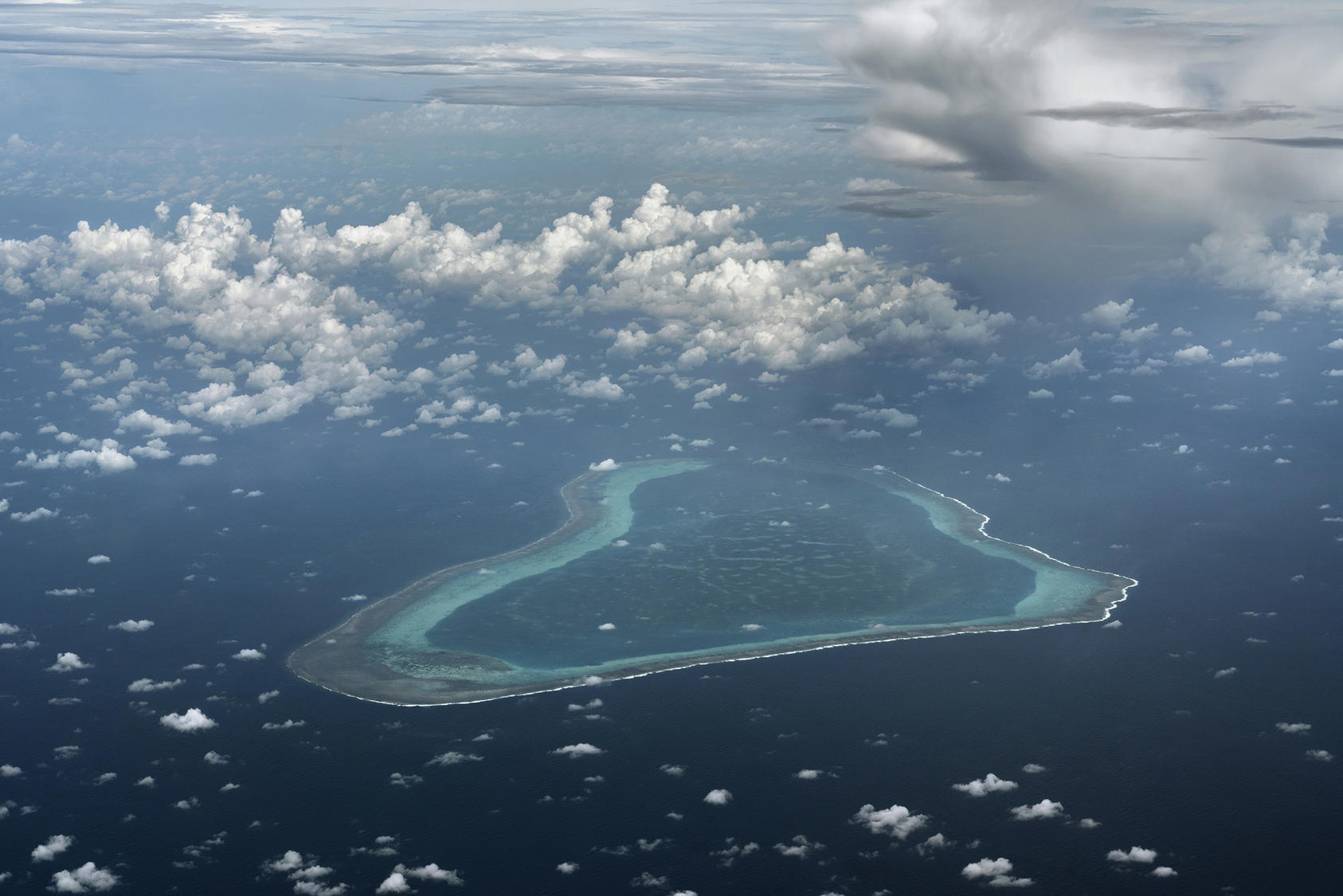 The Scarborough Shoal, which was previously administered by the Philippines before being claimed by China in 2012, in the South China Sea, Sept. 5, 2018.