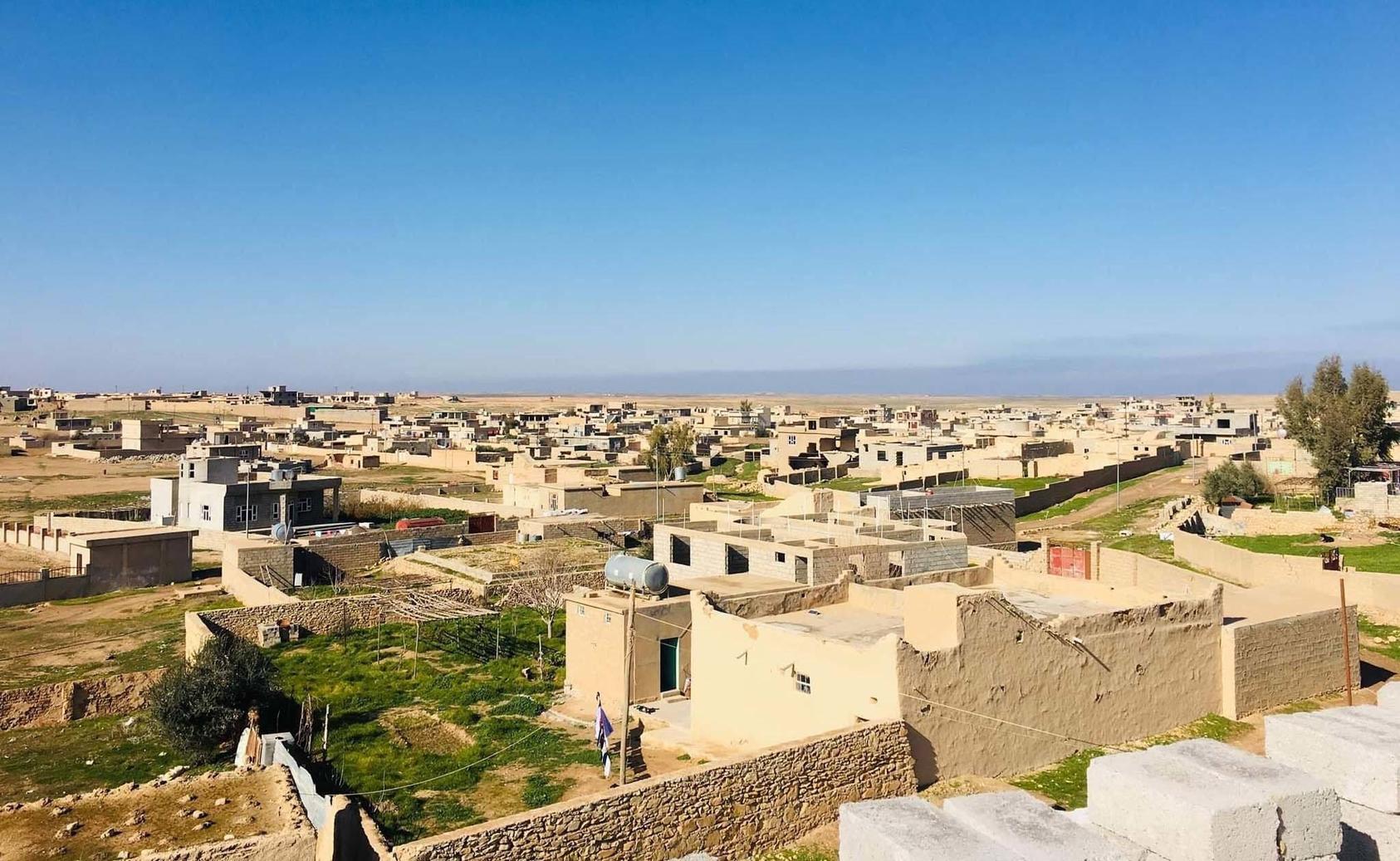 The Yazidi-majority village of Duhola in Sinjar, Iraq. April 8, 2019. (Wikimedia Commons/Êzîdxan)