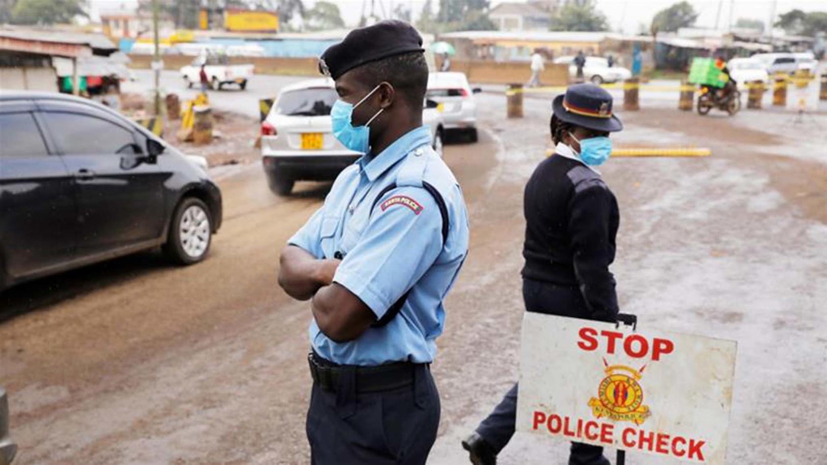 Police in Kenya enforce COVID lockdown measures, April 9, 2020. (CC License 4.0/Fiktube)