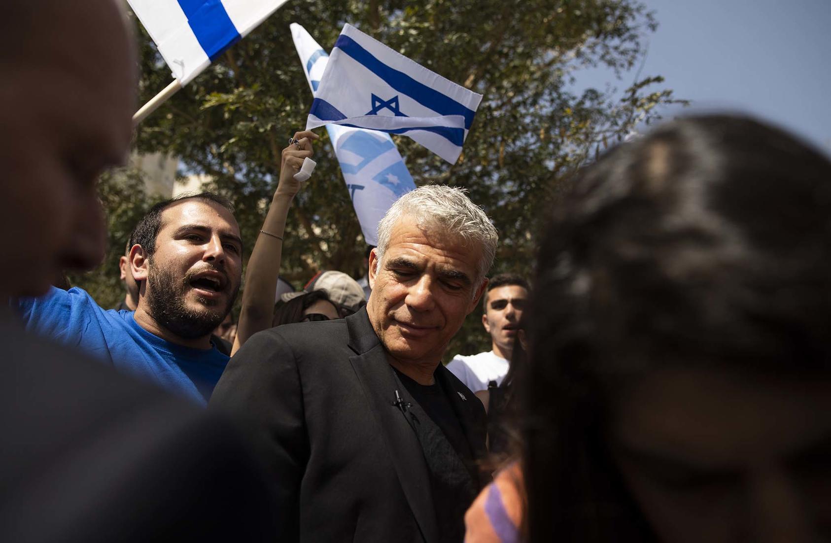 Yair Lapid, the leader of the centrist Yesh Atid party, was able to form a coalition of disparate parties that could potentially stave off Israel’s fifth election in two years and usher in a new era in Israeli politics. (Dan Balilty/The New York Times)