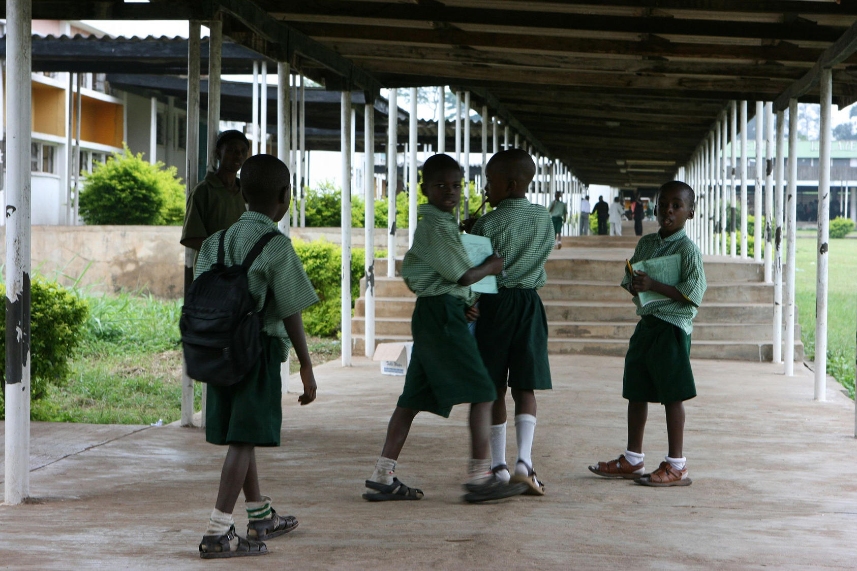 Schoolboys in Nigeria, where criminals have abducted more than 1,000 schoolchildren for ransom across the country’s north. The violence has suppressed school attendance and deepens a crisis for education in Nigeria. (Dolapo Falola/CC License 2.0)