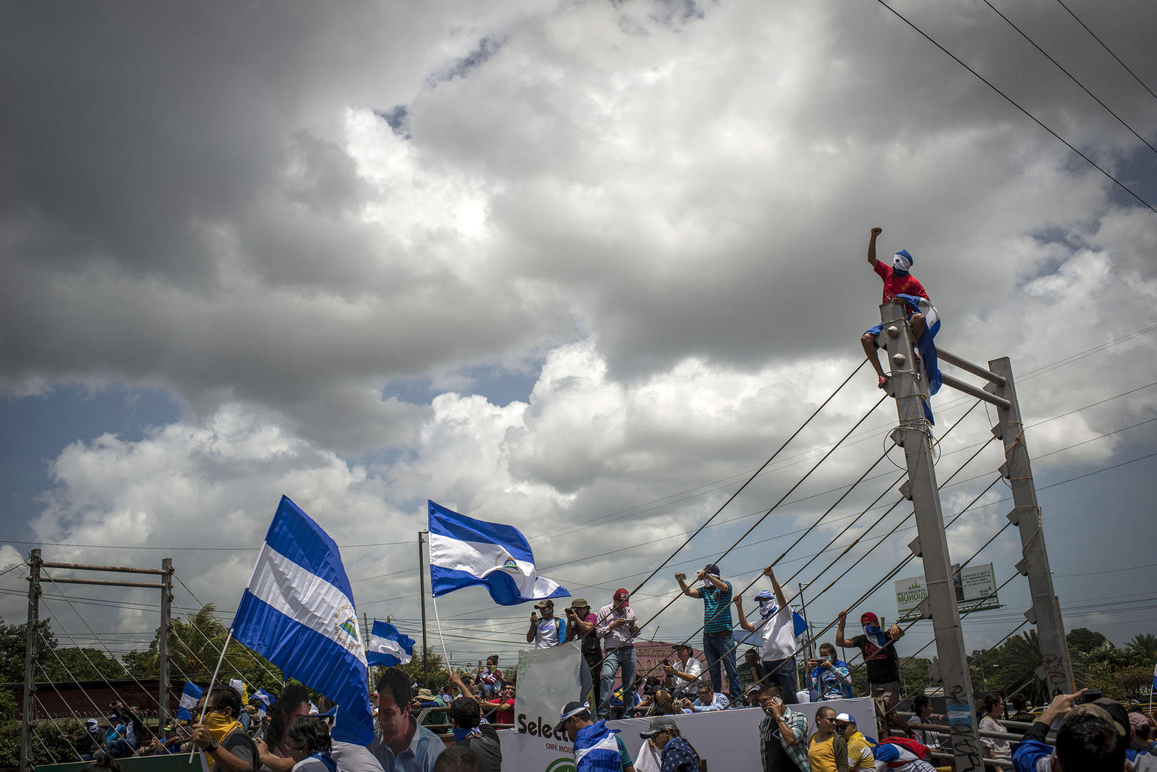 / A rally to support the Roman Catholic Church, which has been accused of supporting the opposition to President Daniel Ortega, in Managua, Nicaragua, July 28, 2018. (Daniele Volpe/The New York Times)