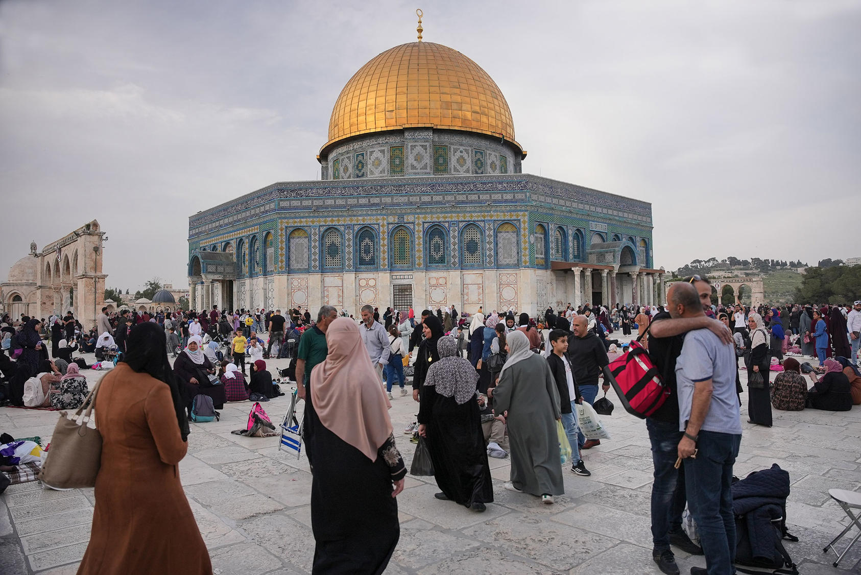 Al-Aqsa Mosque in Jerusalem, April 22, 2022. (Afif Amireh/The New York Times)