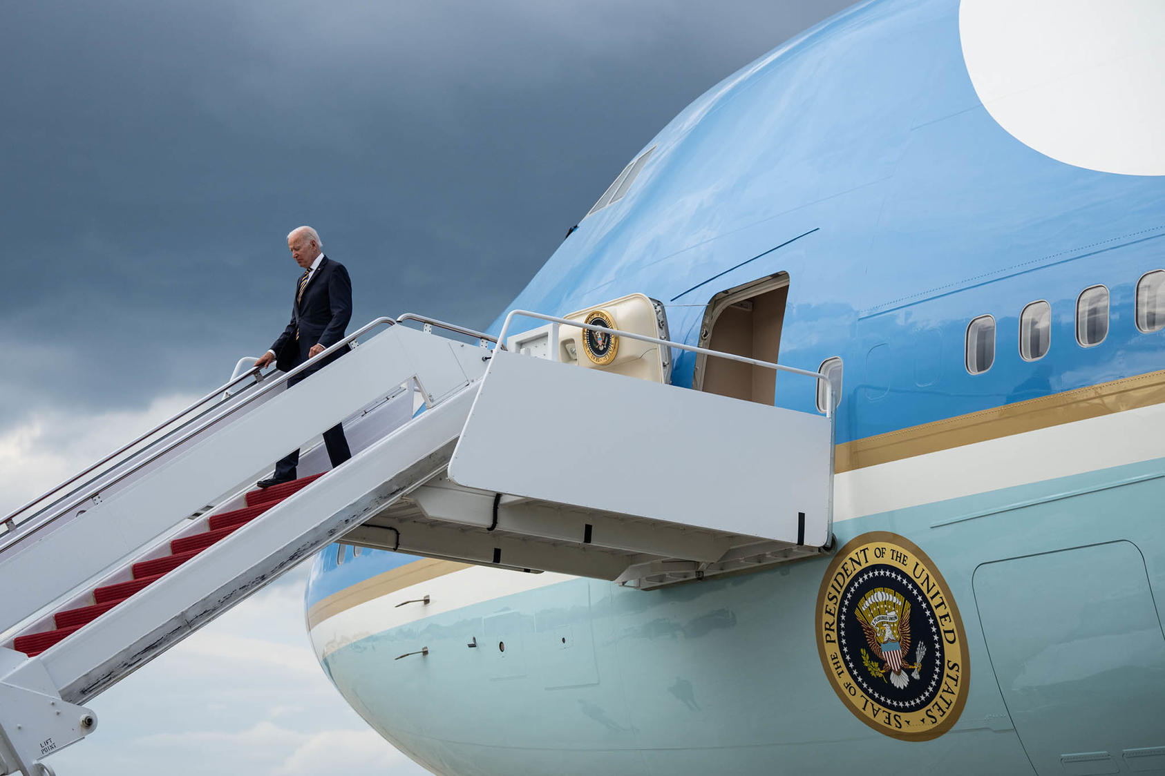 President Biden returns to Washington last week, days before his first head of state visit to the Middle East. He will aim to boost the regional cooperation advanced by the Abraham Accords and keep Russia isolated. (Haiyun Jiang/The New York Times)