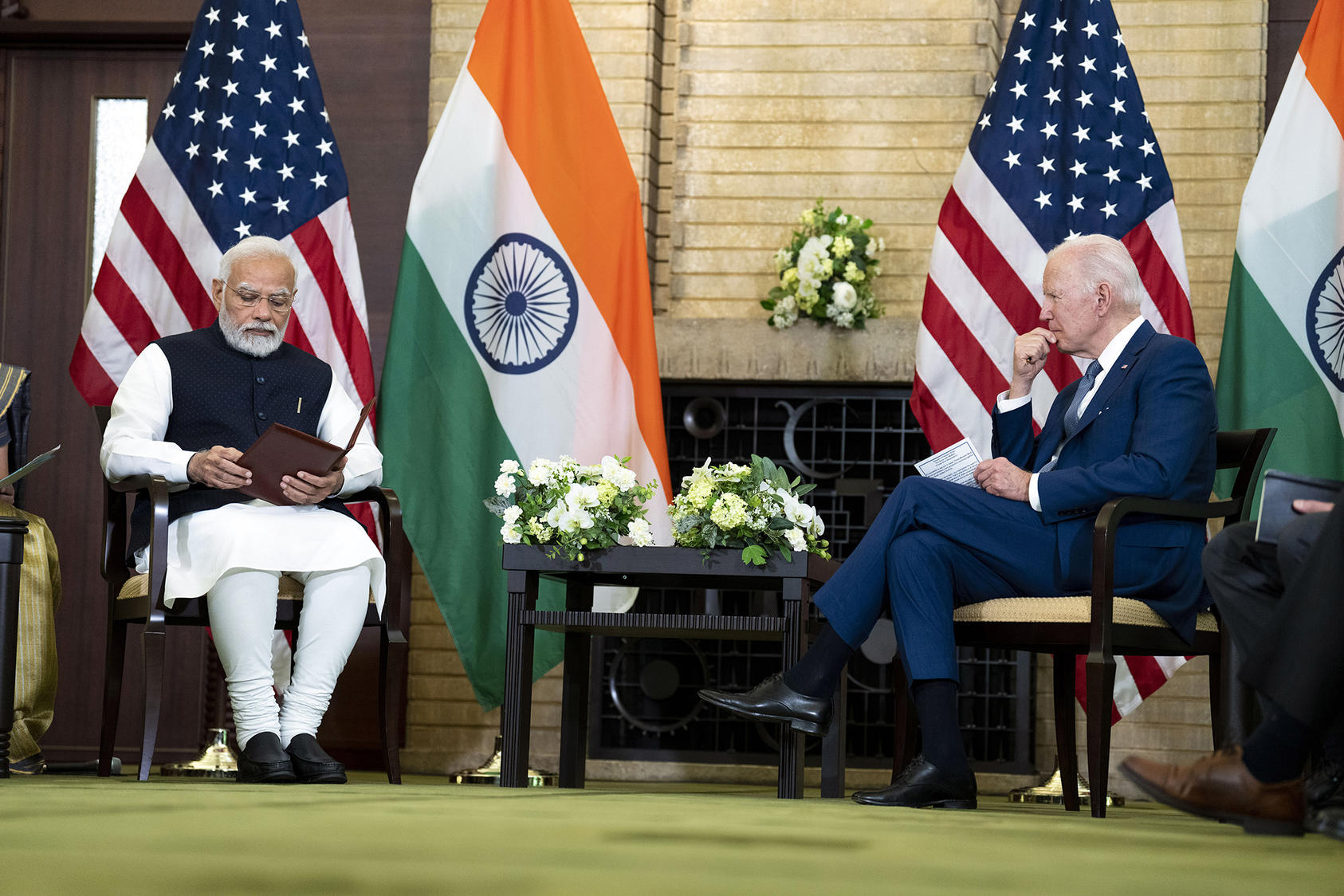 President Joe Biden meets with Prime Minister Narendra Modi of India in Tokyo, May 24, 2022. (Doug Mills/The New York Times)