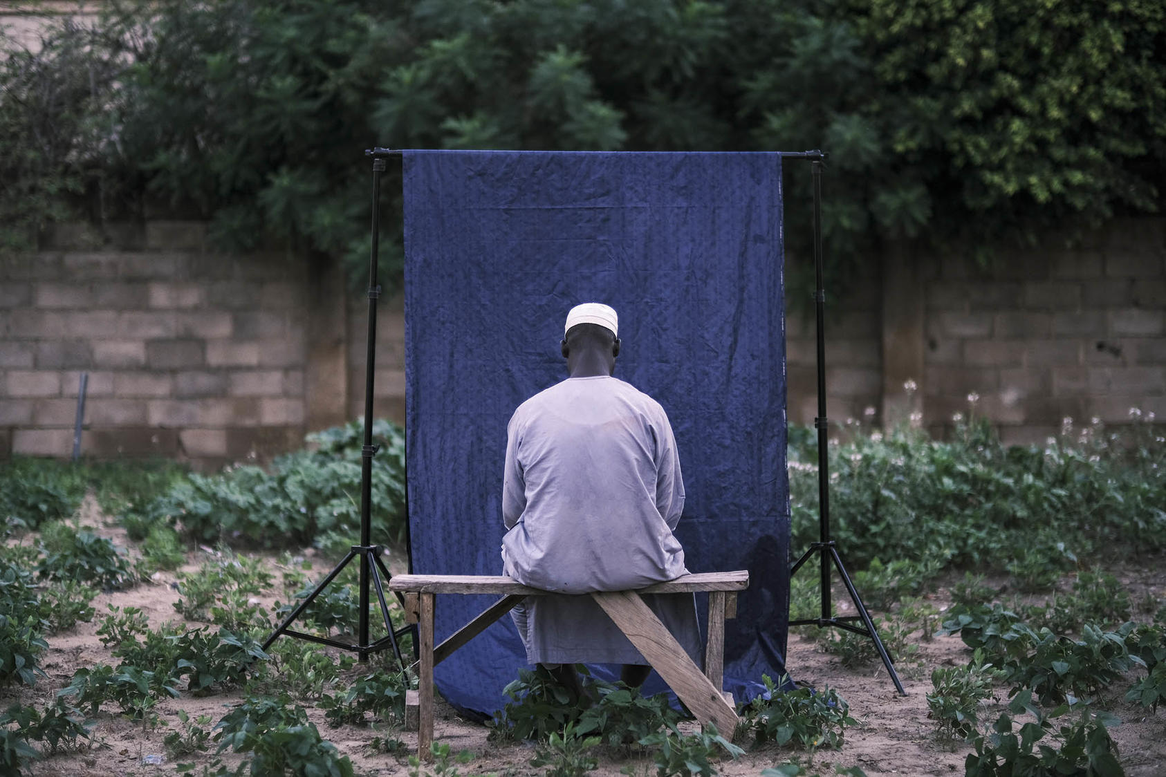 This former Boko Haram commander, photographed in Maiduguri, Nigeria, on September 8, 2021, said he surrendered because the organization was leaderless after the death of Abubakar Shekau in May 2021 and because he wanted to give his children a chance to live normal lives. (Photo by Tom Saater/New York Times)