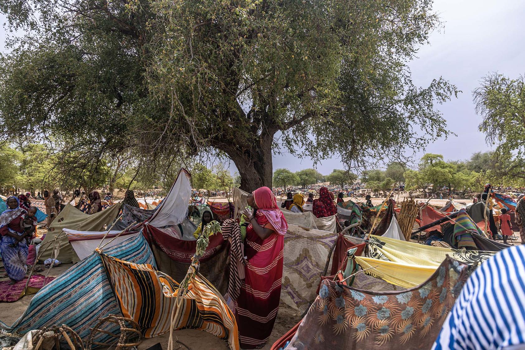 Sudanese refugees in Borota, Chad, May 10, 2023. The civil war has unleashed a new wave of violence in the Darfur region, sending tens of thousands into neighboring Chad, where a new humanitarian crisis is looming. (Yagazie Emezi/The New York Times)