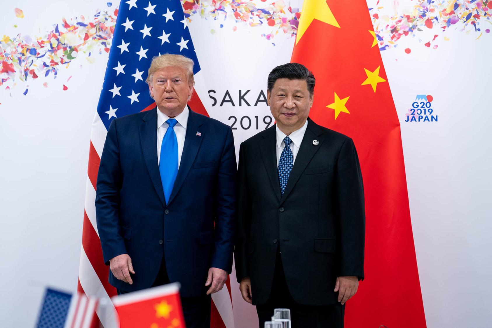 President Donald Trump and President Xi Jinping of China at the G-20 Summit in Osaka, Japan, June 29, 2019. (Erin Schaff/The New York Times)