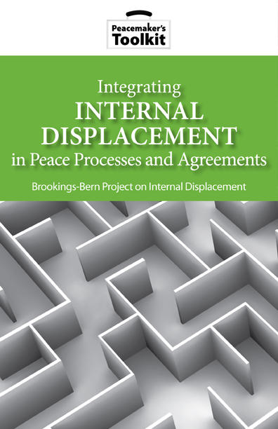 Integrating Internal Displacement in Peace Processes and Agreements Book Cover