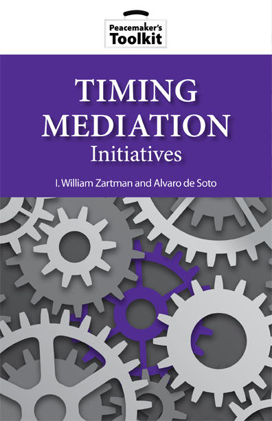 Timing Mediation Initiatives Book Cover