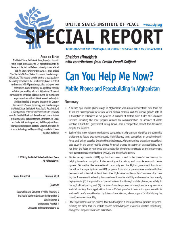 Special Report: Can You Help Me Now?