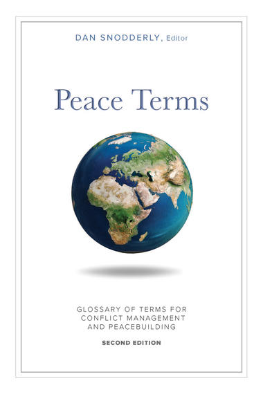 cover of the peace terms glossary book