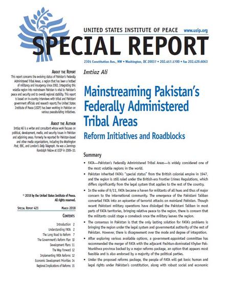 The cover page of the report
