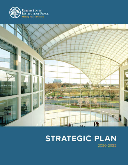 USIP Strategic Plan 2020-2022 cover