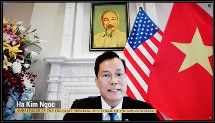 U.S.-Vietnamese reconciliation efforts offer a model for other nations that have fought wars, said Ambassador Ha Km Ngoc.