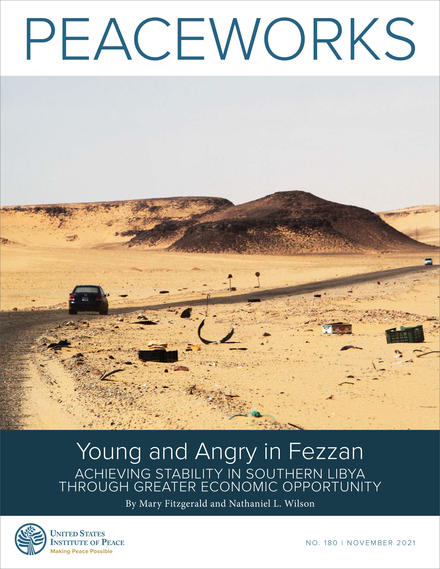 Cover for Peaceworks Report 180: Young and Angry in Fezzan
