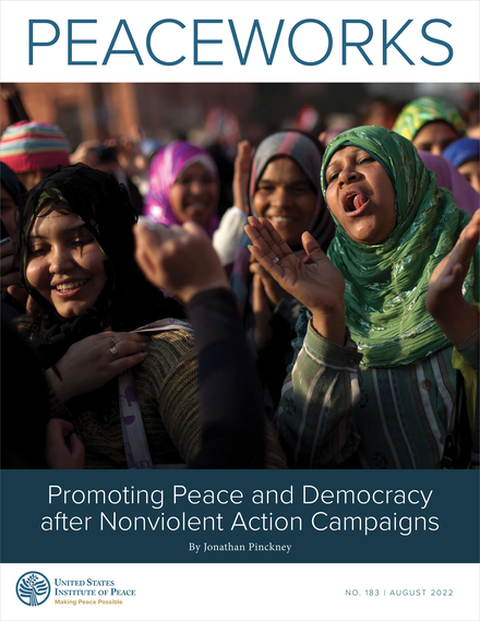 Promoting Peace and Democracy after Nonviolent Action Campaigns Report Cover