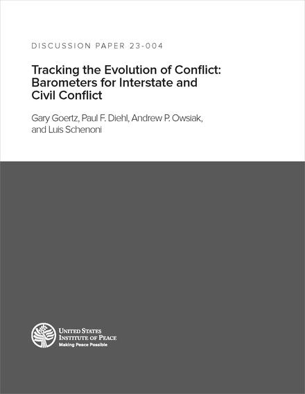 Tracking the Evolution of Conflict: Barometers for Interstate and Civil Conflict report cover