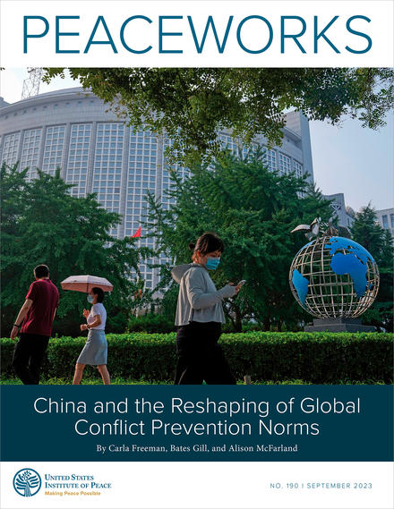 China and the Reshaping of Global Conflict Prevention Norms Report Cover