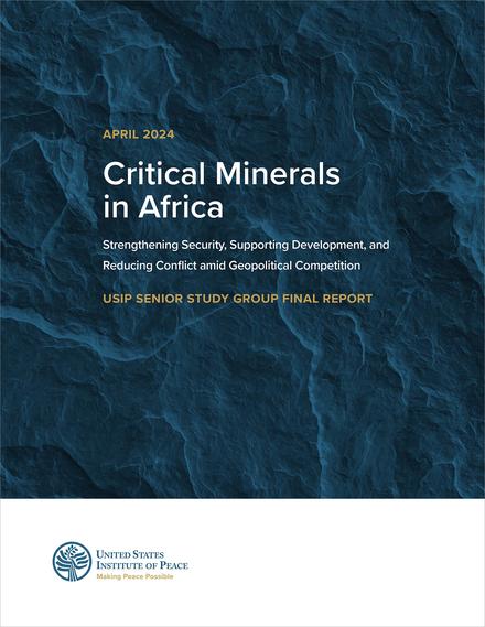 Critical Minerals in Africa report cover