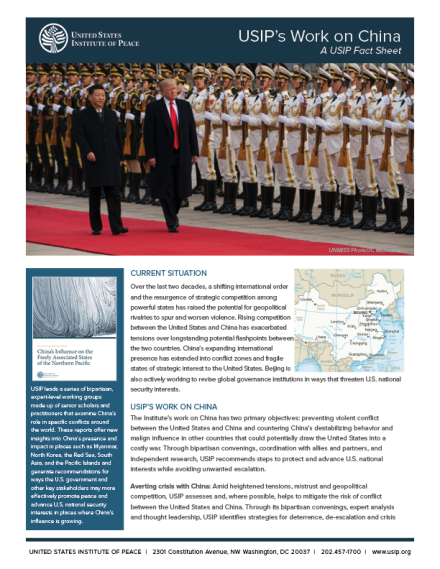 The Current Situation in China Cover