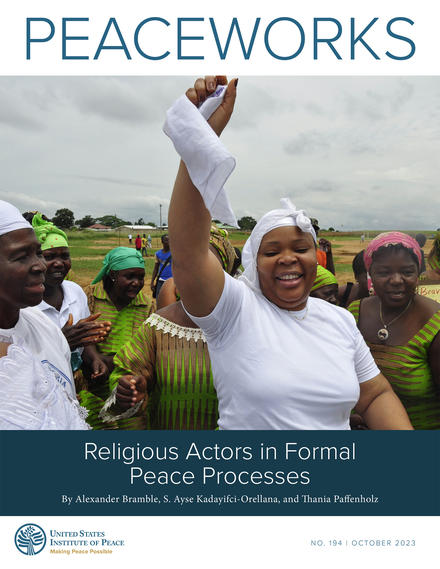 Religious Actors in Formal Peace Processes Cover