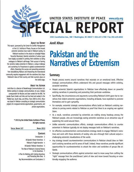 Special Report: Pakistan and the Narratives of Extremism
