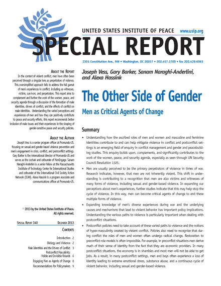 The Other Side of Gender special report cover