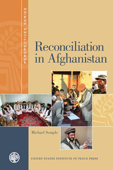 Reconciliation in Afghanistan book cover