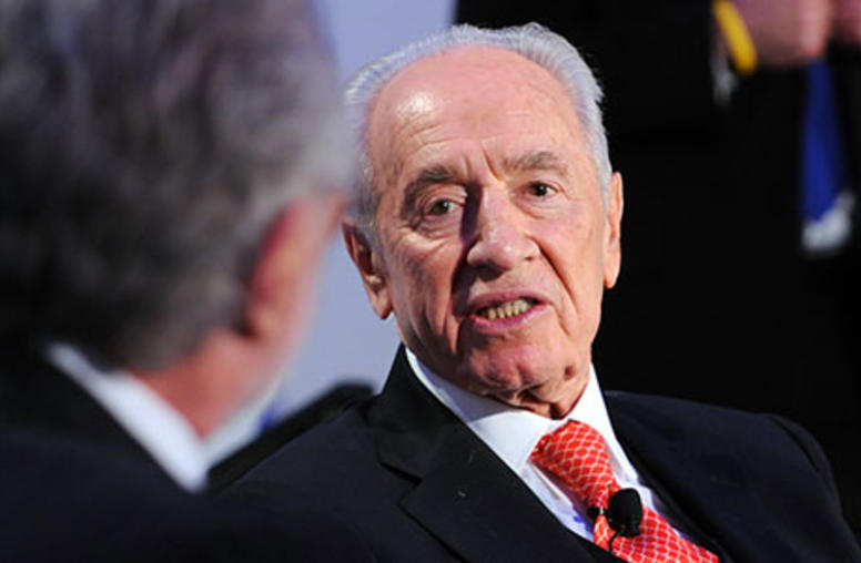 Israeli President Shimon Peres on Middle East Peace      