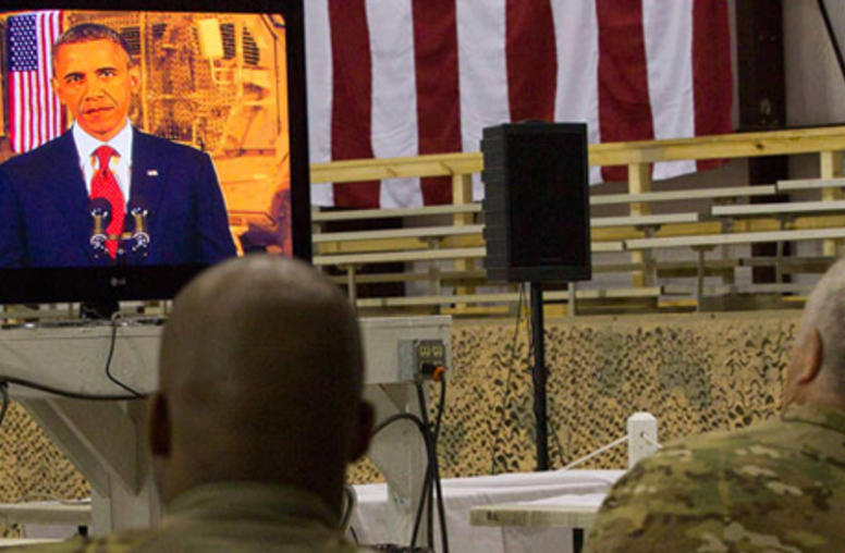 Obama in Afghanistan: "A War Ends, a New Chapter Begins"