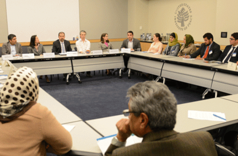 USIP Talks Aid, Self-Reliance with Early-Career Afghan Diplomats in Joint U.S.-China Program