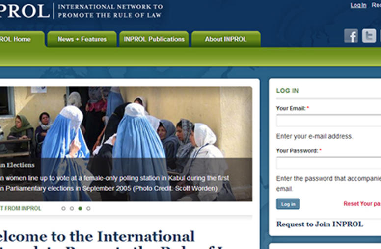 USIP and Partners Re-launch International Network to Promote the Rule of Law 