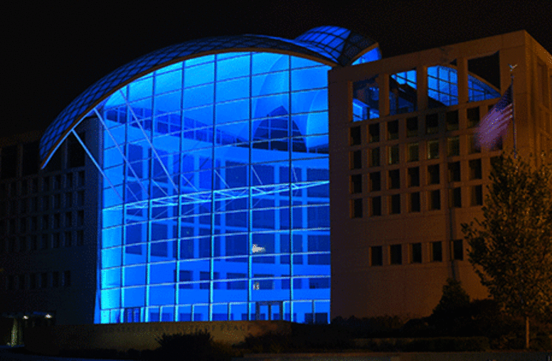 U.S. Institute of Peace Lights Headquarters Blue for U.N. Anniversary