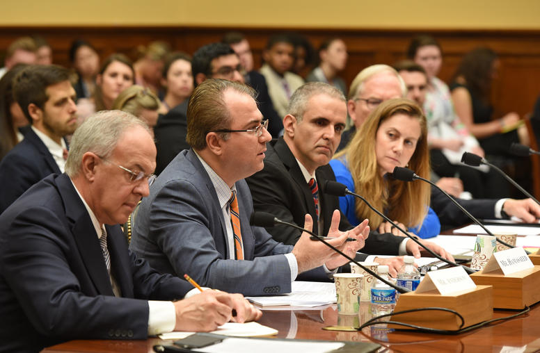Sarhang Hamasaeed testifies before the House Foreign Affairs Subcommittee on Africa, Global Health, Global Human Rights and International Organizations