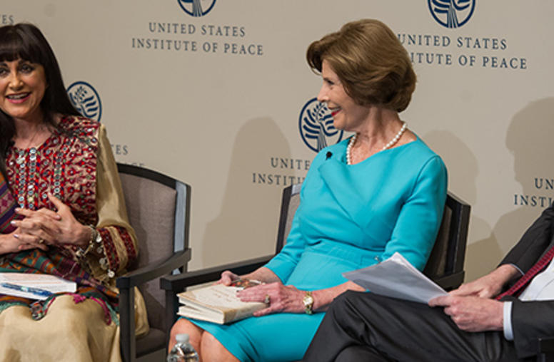 Laura Bush Urges Sustained Support for Afghan Women