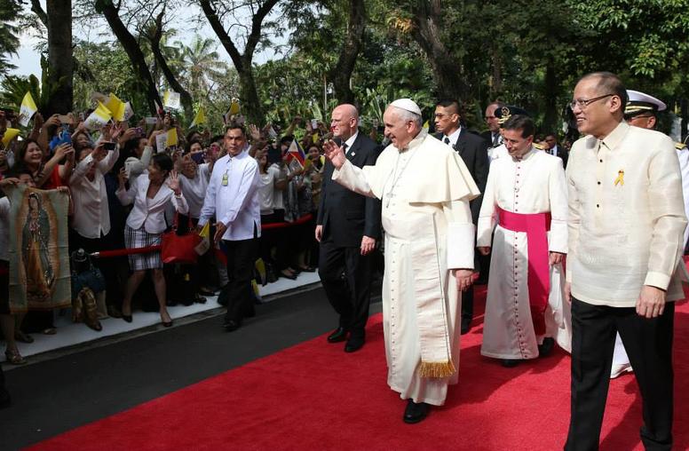 Pope Francis in Malacañang