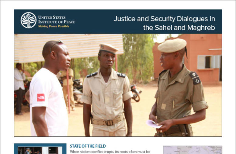 Justice and Security Dialogues in  the Sahel and Maghreb