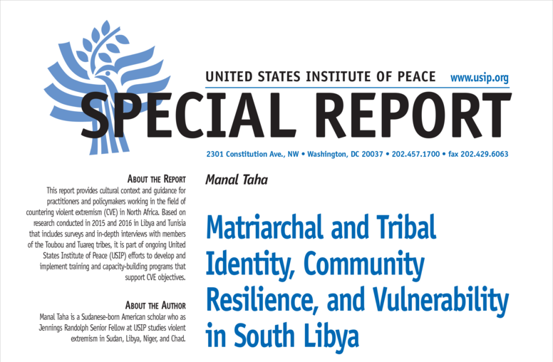 Matriarchal and Tribal Identity, Community Resilience, and Vulnerability in South Libya