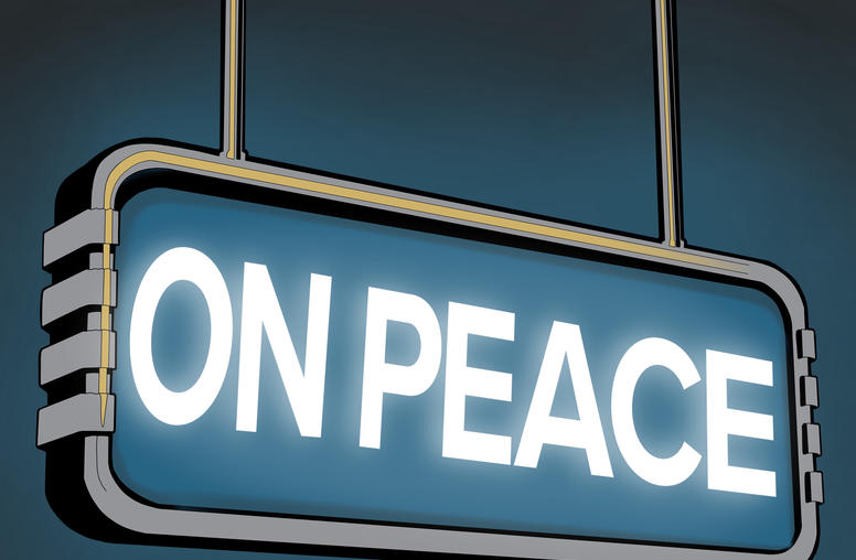 On Peace Podcast logo