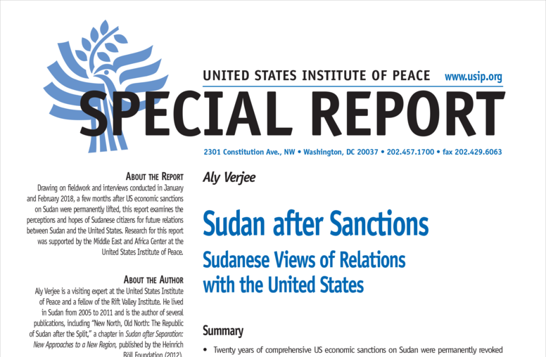 Sudan after Sanctions