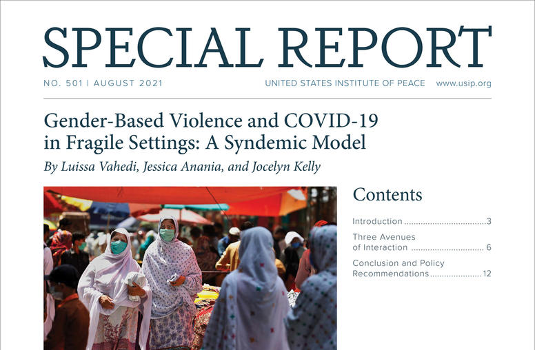 Gender-Based Violence and COVID-19 in Fragile Settings: A Syndemic Model report cover