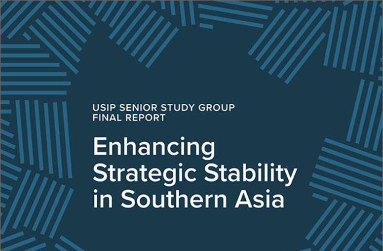 Enhancing Strategic Stability in Southern Asia study group report cover