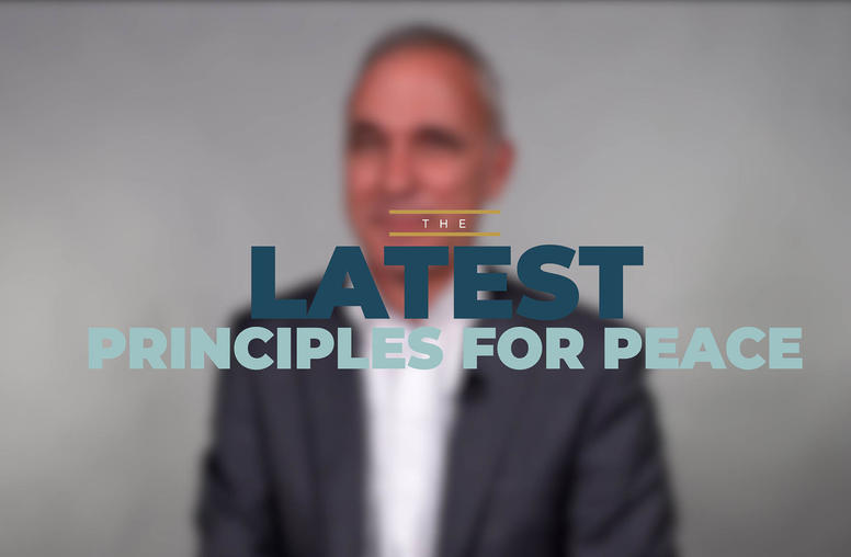 The Latest: Three Things to Know About the Principles for Peace Initiative