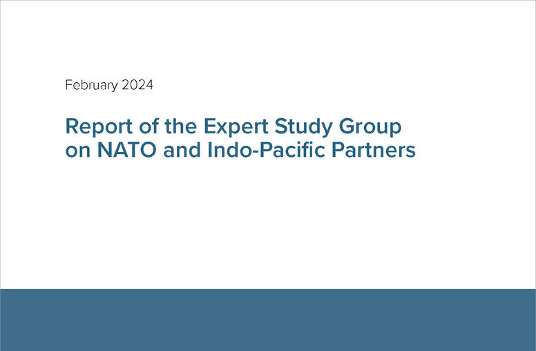 Report of the Expert Study Group on NATO and Indo-Pacific Partners cover