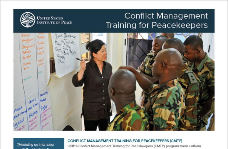 Conflict Management Training for Peacekeepers (CMTP)