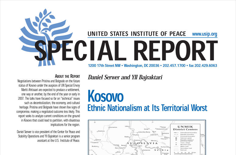 Kosovo: Ethnic Nationalism at Its Territorial Worst